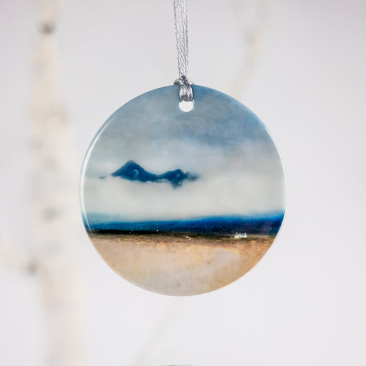 Cuillin Cottage Sligachan Isle of Skye Porcelain Hanging Ornament