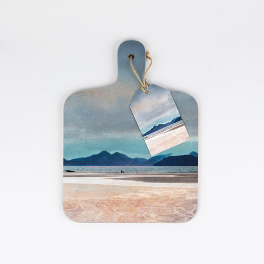 “A walk on the beach” Skye from Applecross Mini-Chopping Board