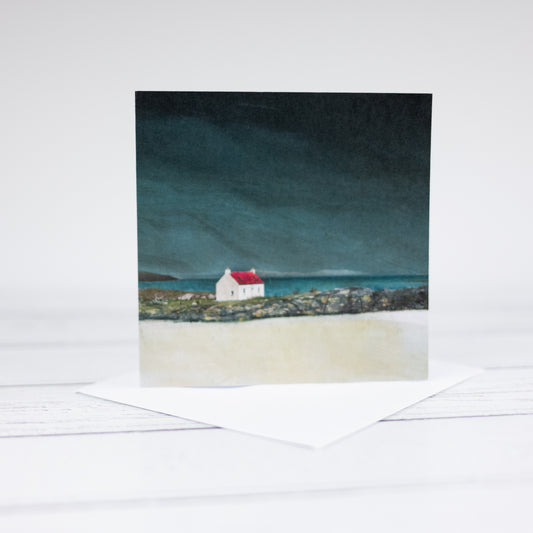 The Isle of Barra 140mm square greetings card
