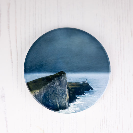 Neist Point Isle of Skye Ceramic Coaster Gift Boxed