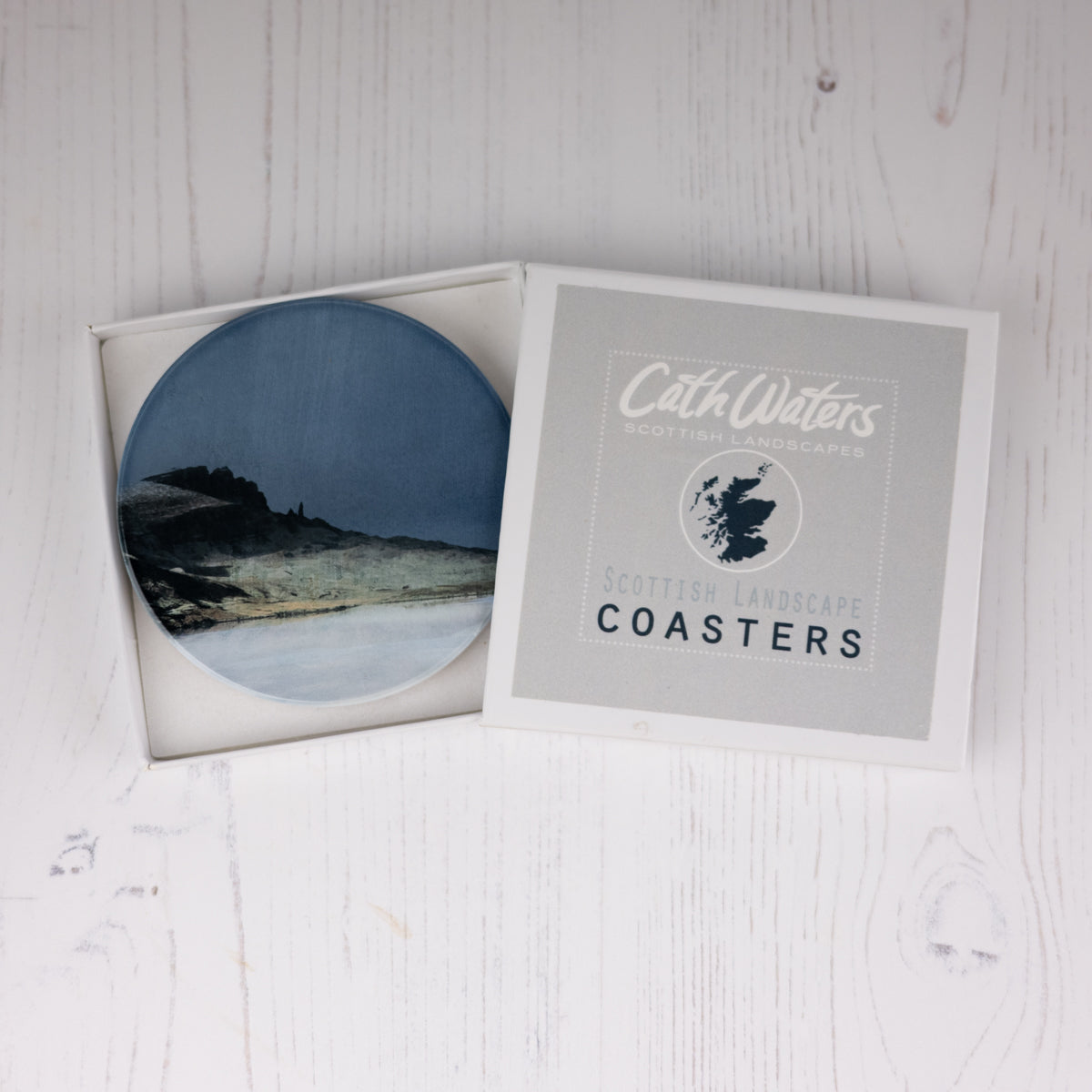 The Storr Loch Isle of Skye Ceramic Coaster Gift Boxed