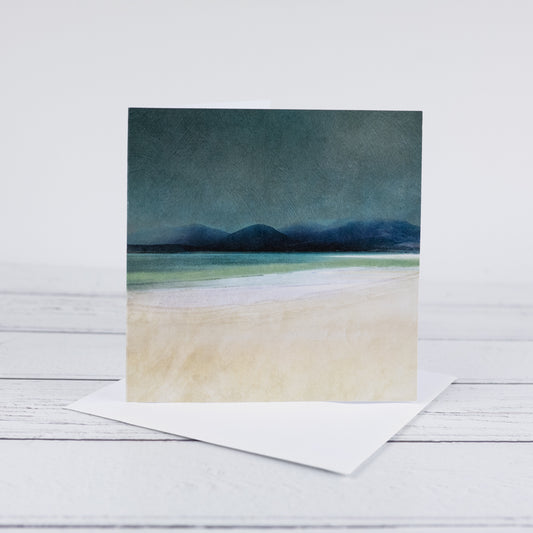 Horgabost Harris 140mm square greetings card