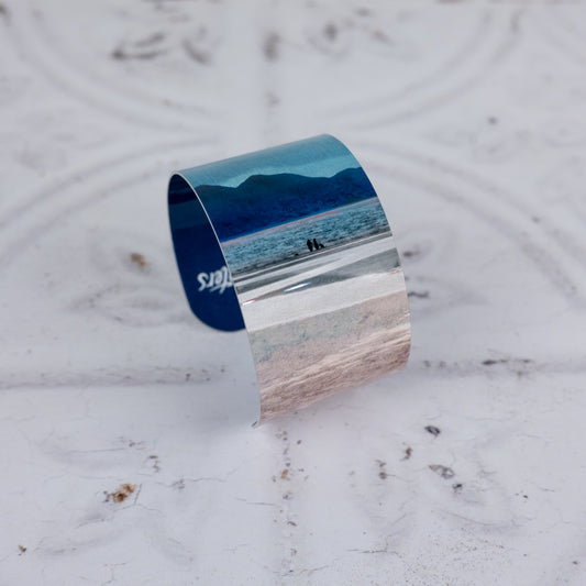 “A walk on the beach” Skye from Applecross Aluminium Bangle