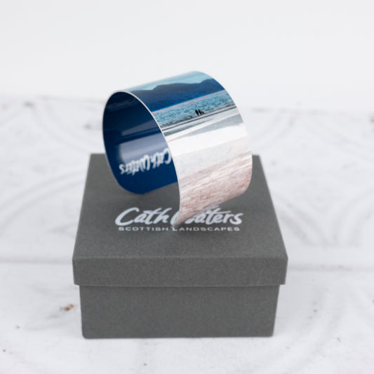 “A walk on the beach” Skye from Applecross Aluminium Bangle