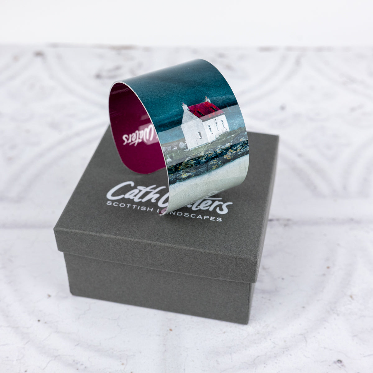 The Isle of Barra Aluminium Bangle