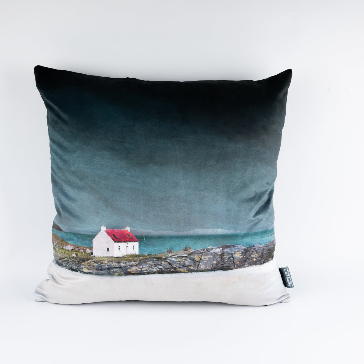 The Isle of Barra Velvet Cushion