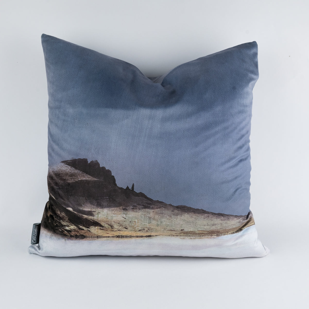 The Storr Loch Isle of Skye Velvet Cushion