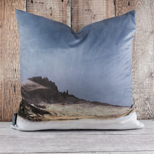 The Storr Loch Isle of Skye Velvet Cushion