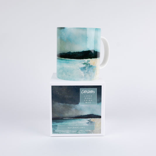 Reef Beach Isle of Lewis Large Bone China Mug