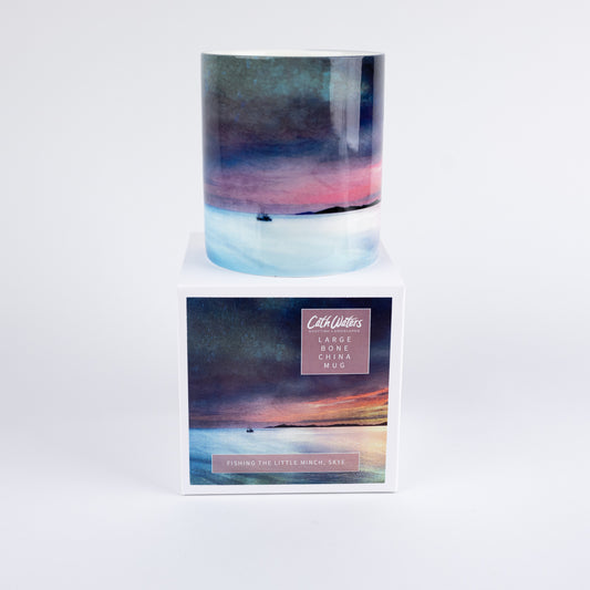 Fishing the Little Minch Large Bone China Mug