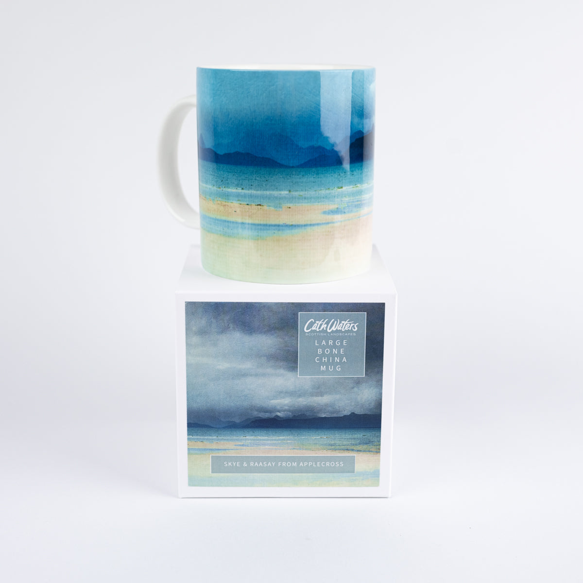 Skye and Raasay from Applecross Large Bone China Mug