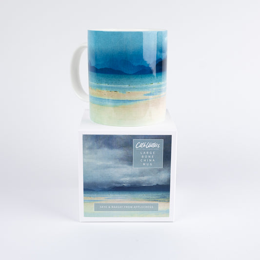 Skye and Raasay from Applecross Large Bone China Mug