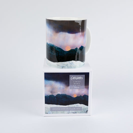 Strawberry Moonrise Isle of Skye Large Bone China Mug