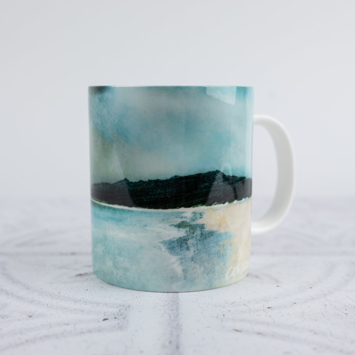 Reef Beach Isle of Lewis  Large Bone China Mug