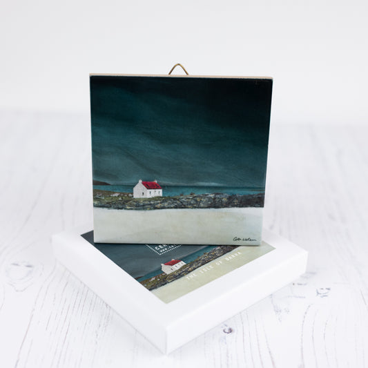 The Isle of Barra Gift Boxed 4.25" ceramic tile