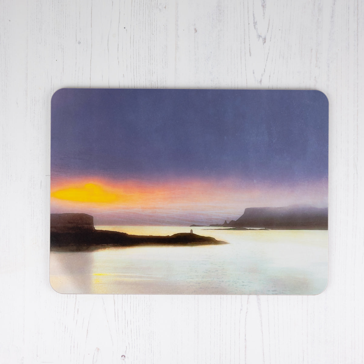 Ardtreck Lighthouse Skye  Cork Backed Table Mat