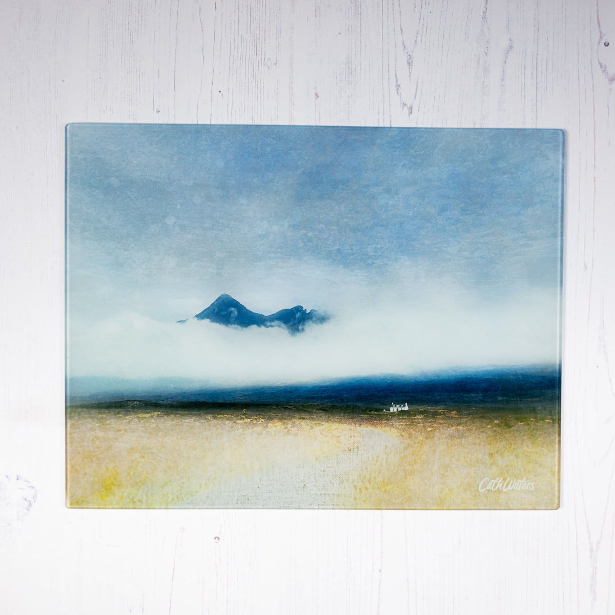 Cuillin Cottage Sligachan Isle of Skye Glass Worktop Saver