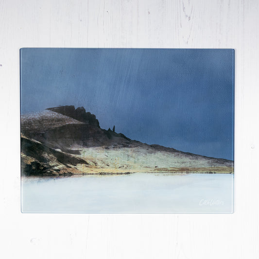 The Storr Loch Isle of Skye Glass Worktop Saver