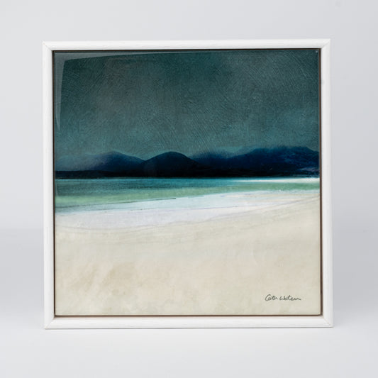 Horgabost Harris Wood Framed 6" ceramic tile