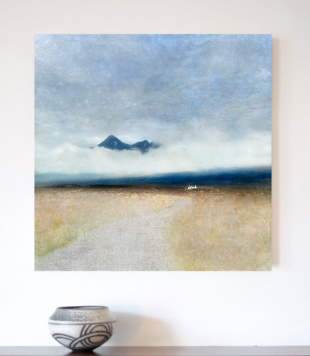 Cuillin Cottage Sligachan Isle of Skye Limited Edition Canvas Print