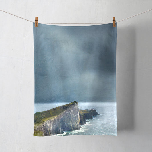 Neist Point Isle of Skye Cotton Tea Towel