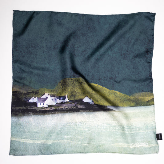 Plockton Small Square Silk Scarf