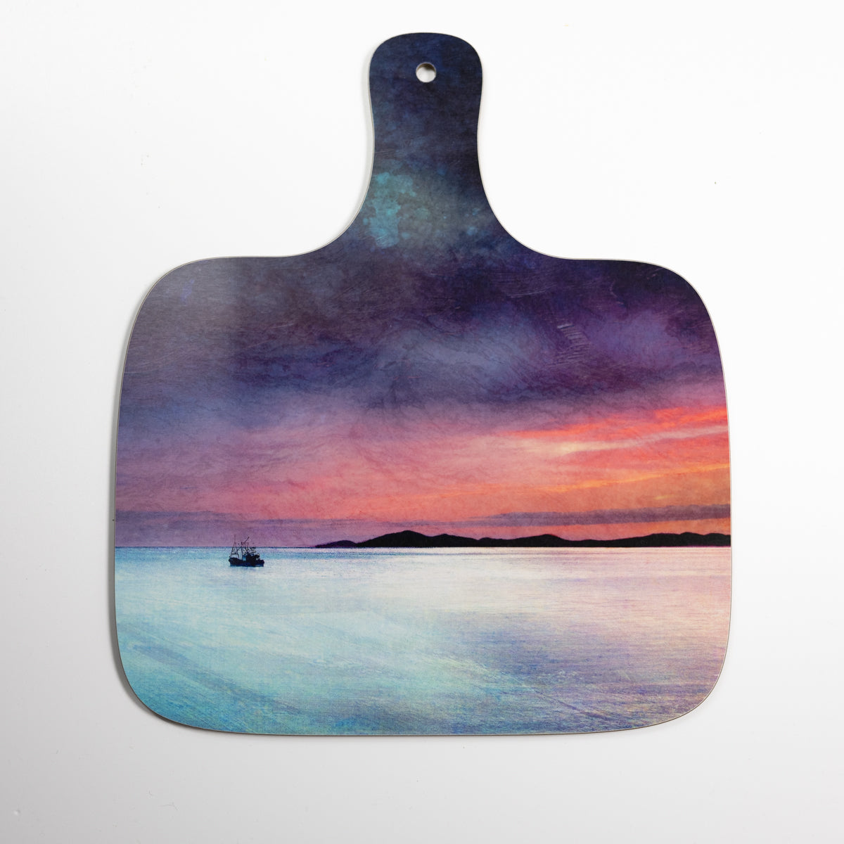Fishing the Little Minch Large Chopping Board