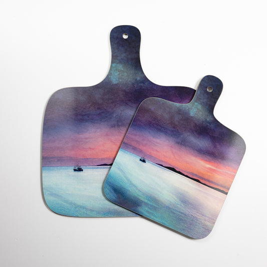 Fishing the Little Minch Large Chopping Board