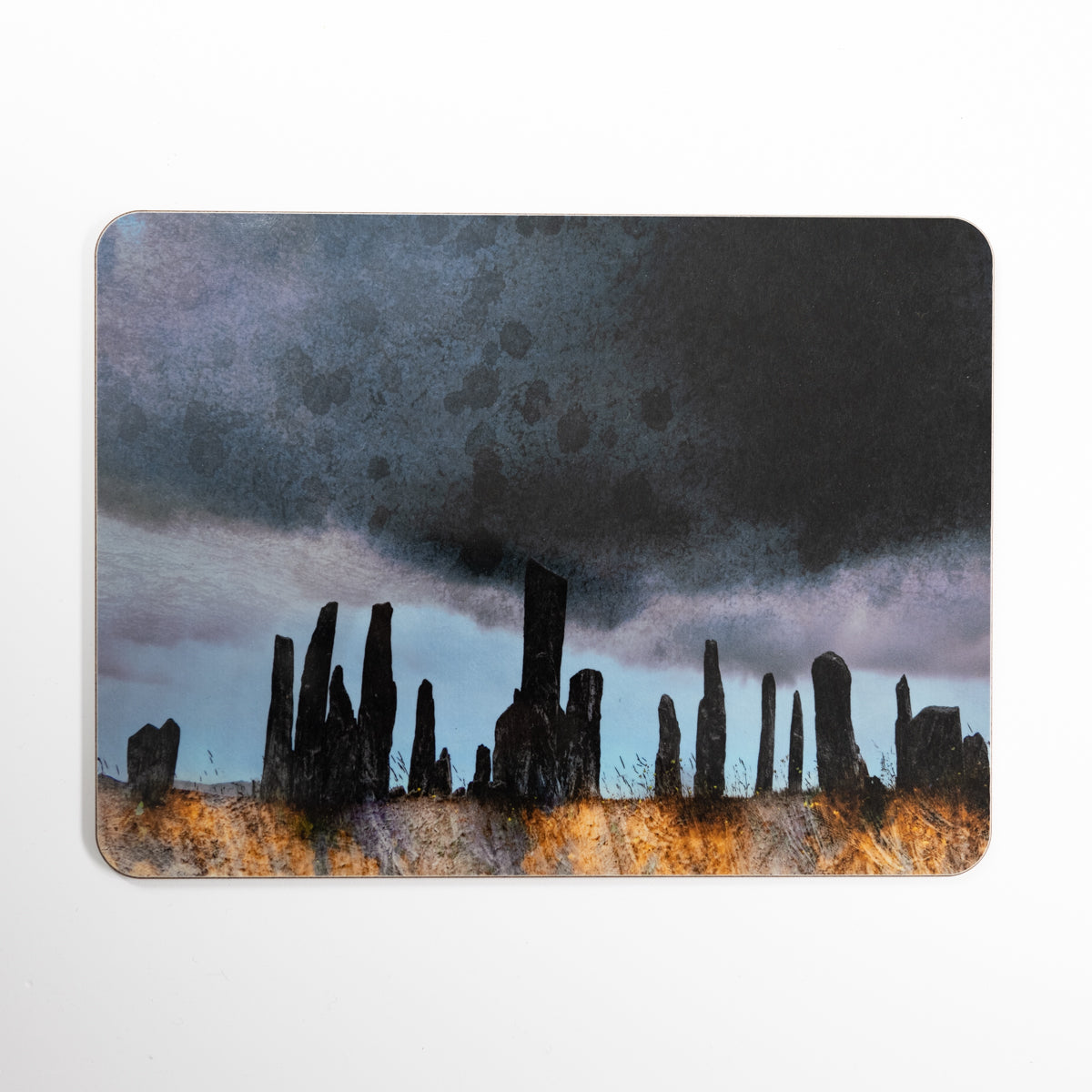 The Calanais Stones Lewis Cork Backed Table Mat