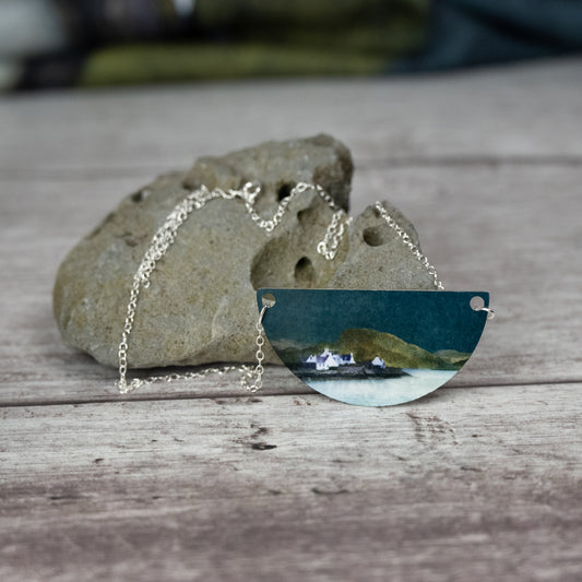 Plockton Aluminium and Silver Small Necklace