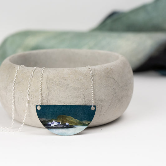 Plockton Aluminium and Silver Small Necklace