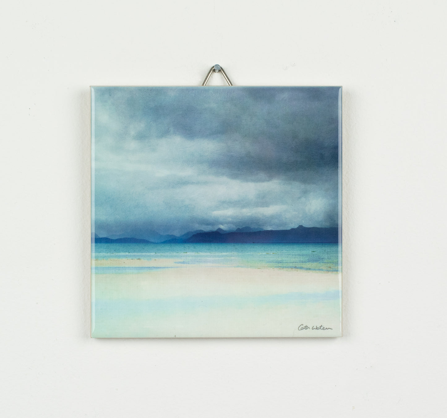 Skye and Raasay from Applecross Gift Boxed 4.25" ceramic tile