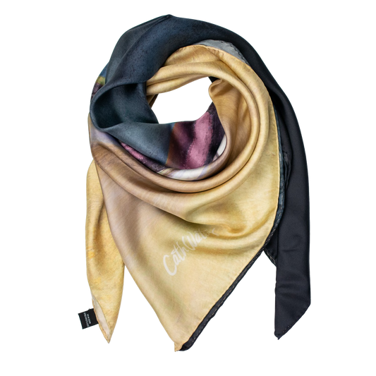 Uist Machair Large Square Silk Scarf