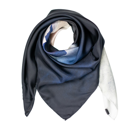 Talisker Sundown Isle of Skye Large Square Silk Scarf