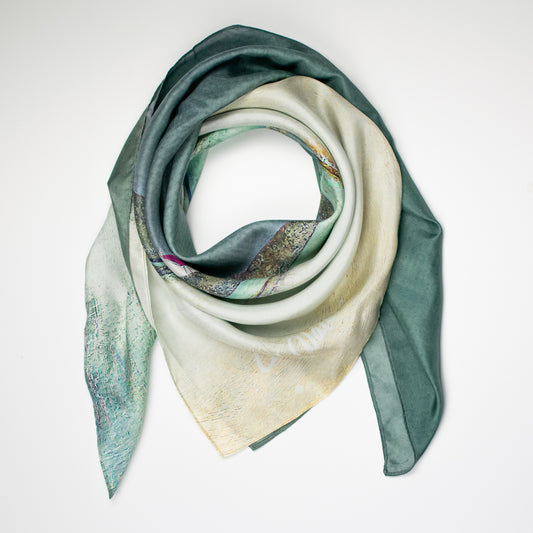 Red Croft Barra Large Square Silk Scarf