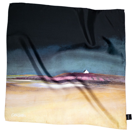 Uist Machair Small Square Silk Scarf