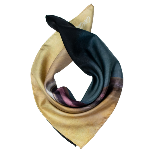 Uist Machair Small Square Silk Scarf