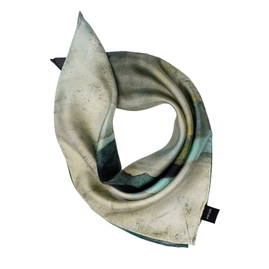 Skye from the Bealach Na Ba Applecross Small Square Silk Scarf