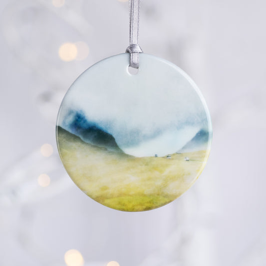 "The Road North" Glencoe Porcelain Hanging Ornament