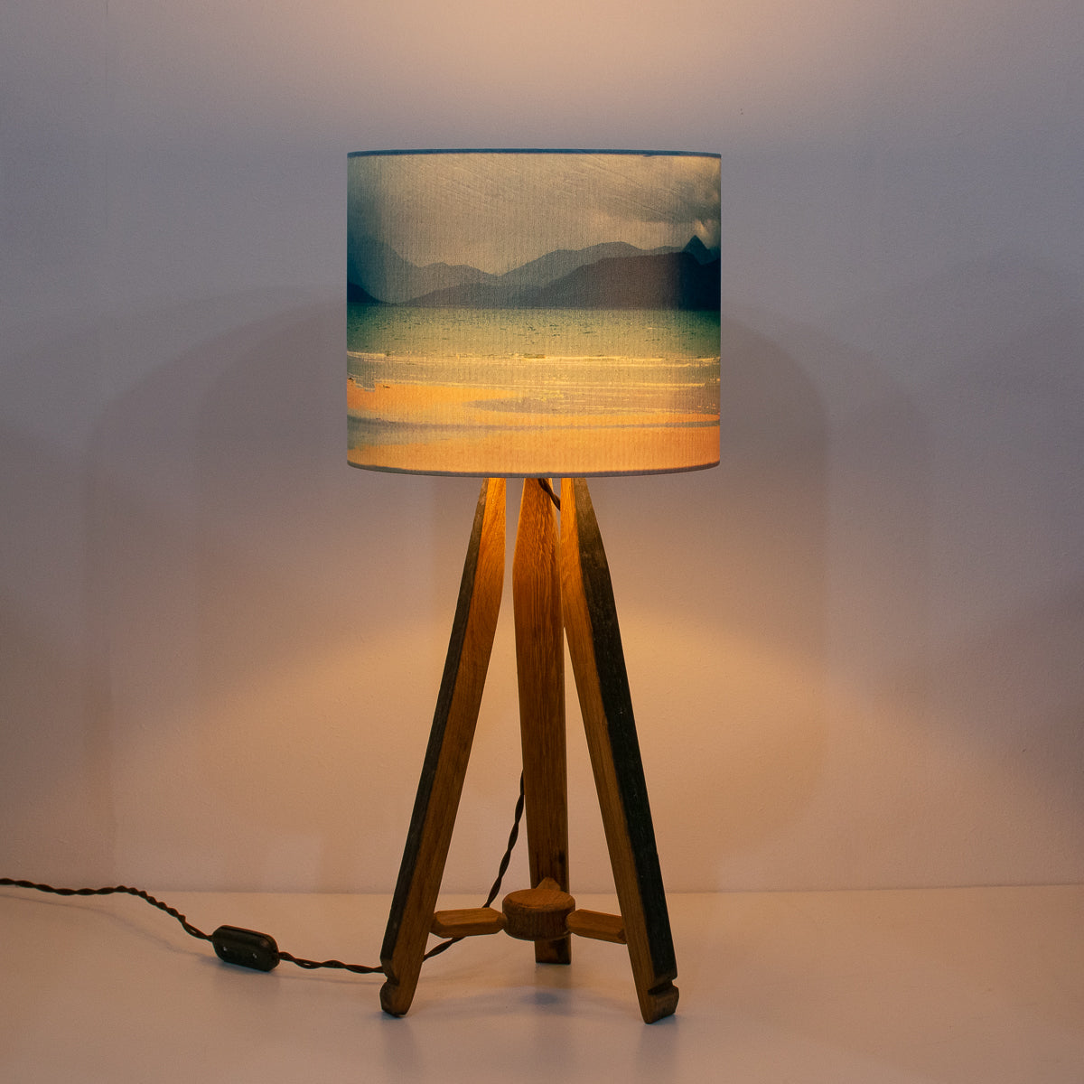 Skye and Raasay from Applecross Lampshade