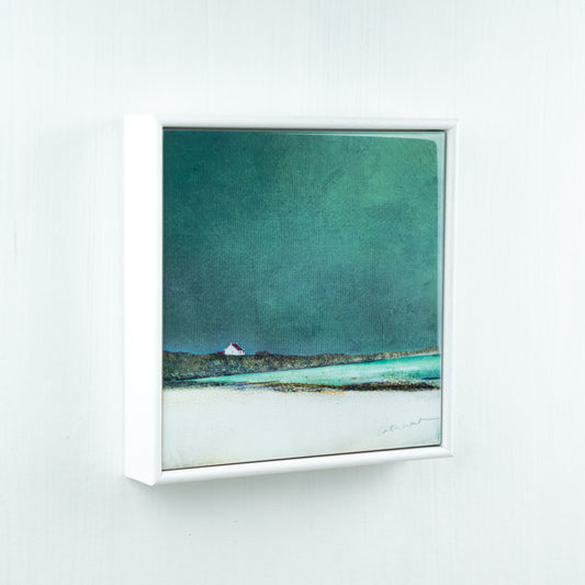 The Red Croft Barra Wood Framed 6" Ceramic Tile