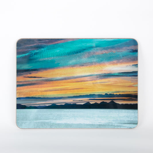 SK11 The Western Isles from Skye Table Mat