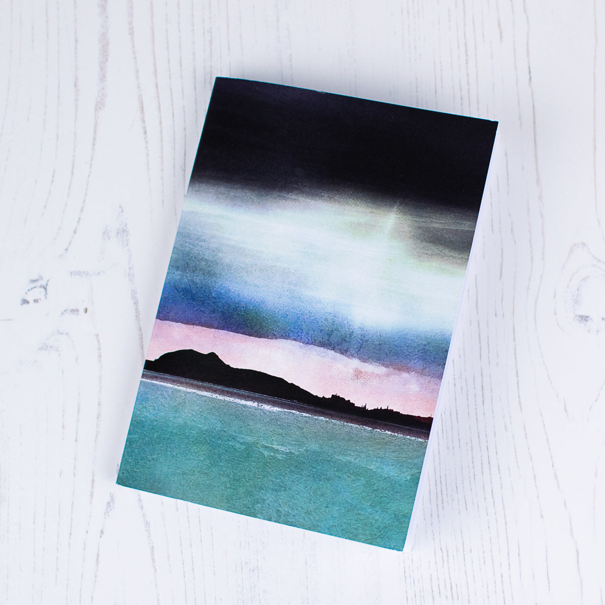 Edinburgh Skyline from East Lothian A6  notepad