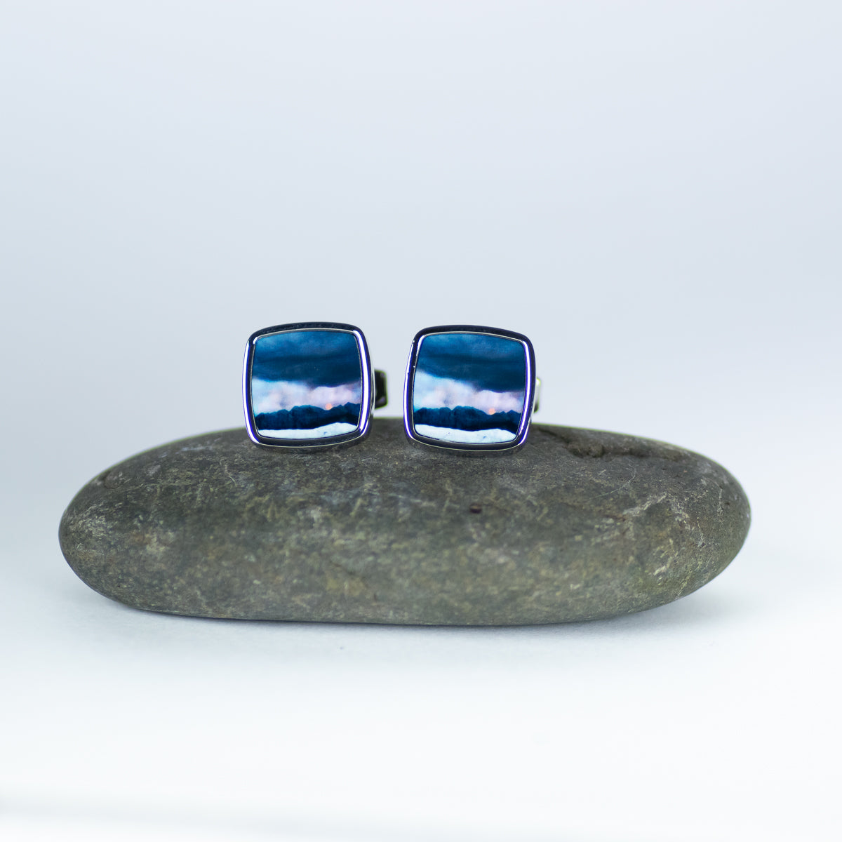 Strawberry Moonrise Isle of Skye Cufflinks