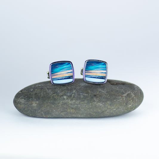 The Western Isles from Skye Cufflinks