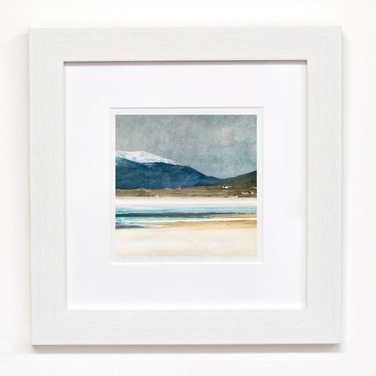 HR03 Winter Luskentyre HArris Framed Print