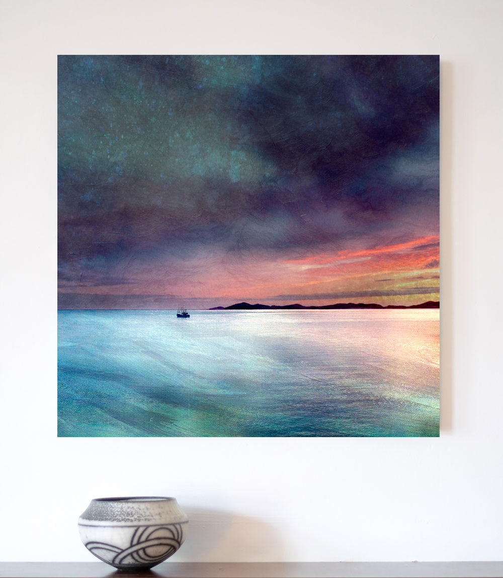 Fishing the Little Minch Limited Edition Canvas Prints