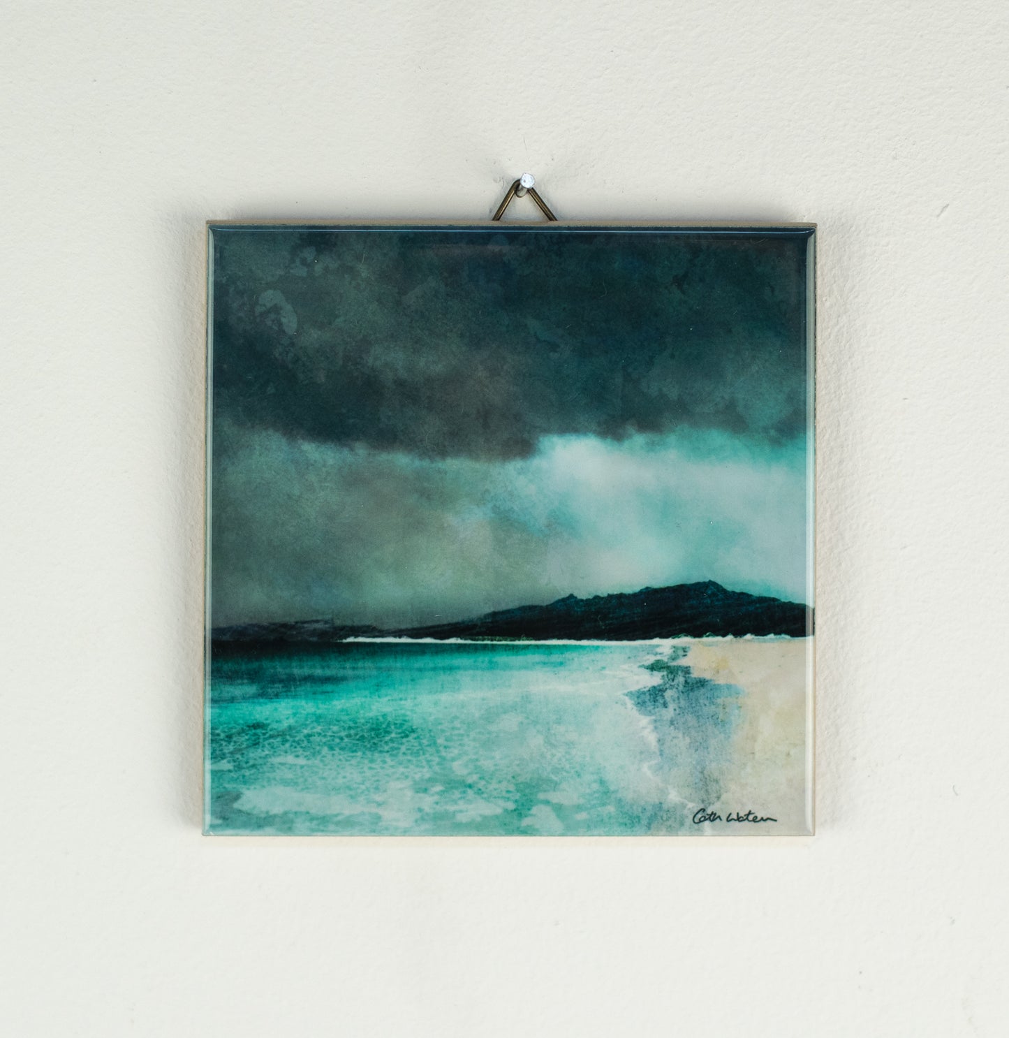 Reef Beach Isle of Lewis Gift Boxed 4.25" ceramic tile